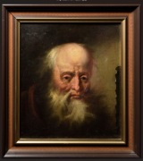 Obraz malarza z XIX w " Głowa Starca" 
