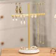 Marmurowy Stojak Na Biżuterie Elegancki Organizer Na Kolczyki Łańcuszki