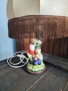 Ciekawa francuska stara lampa Vintage