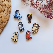 Przypinki do butów Crocs charms jibbitz Bluey Blue 