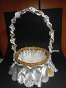 Sukienka falbanka ubranko święconka koszyk wielkanocny