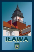 Grafika Wieża ratusza w Iławie