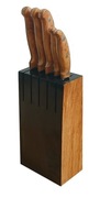 Stojak na noże , blok na noże , dębowy , stojak do noży 