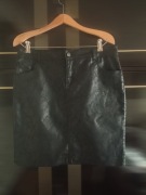 Spódniczka czarna eko skóra Camaieu