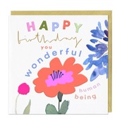 Duża, luksusowa kartka urodzinowa z kopertą.