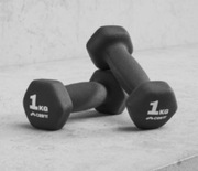 CRIVIT hantle PVC 2x1 kg, NOWE