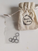 Kolczyki do ciala brwi nosa kółeczka 5sztuk