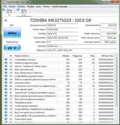 Toshiba 320GB 100% sprawny, Sprawdzony