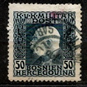 OA Bośni  Mi 77 kas. Cesarz Franz Joseph I