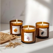 Zestaw 3 Luksusowych Ręcznie wykonanych Świec Sojowch 