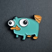 Pin Pepe Pan Dziobak| przypinka | Fineasz i Ferb | Bajka | TV