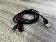 Kabel USB - lightning / usb-c / microusb