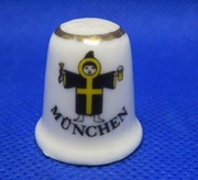 Naparstek Kolekcjonerski Porcelanowy Munchen 