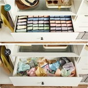 Organizer do szuflad, zestaw przegródek na bieliznę i akcesoria