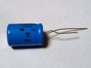 Kondensator elektrolityczny 220uF/25V  ELWA
