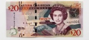 Karaiby Wschodnie 20 dolarów 2012 P.53 UNC