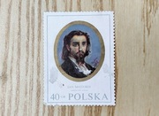Znaczek pocztowy PRL Jan Matejko autoportret (czysty)