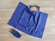 Chusta do karmienia piersią Mama bear granatowa w kropki okrycie 