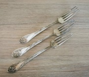 Komplet 3 ozdobnych widelców Fraget