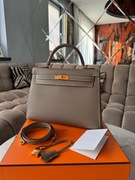 Hermes Kelly 32 Epsom Etoupe Sellier