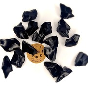 Kamień minerał talizman Czarny Obsydian naturalny