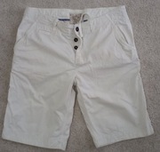 Krótkie białe bermudy męskie xxl