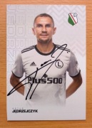 Autograf oficjalna karta klubowa Legia Warszawa ARTUR JĘDRZEJCZYK
