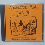 Apocalypse Punk Tour 1981 / Unikat Punk Rock The Exploited Anti Pasti 