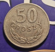Moneta 50gr z roku 1949 miedzionikiel