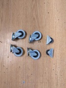 Zestaw jezdny z kołem szarym śr. 50mm