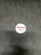 Licytacja od 1 zł bcm naszywka Uśmiechnij się haft komputerowy 