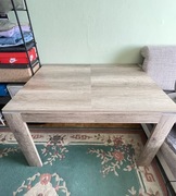 Stół kuchnia jadalnia kolor jasne drewno 120x90