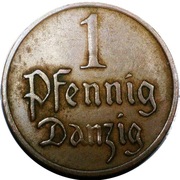 1 fenig 1926, Wolne Miasto Gdańsk