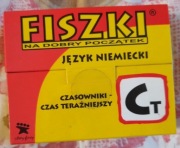 niemiecki "Fiszki na dobry początek. Czasowniki - Czas teraźniejszy" nowe 