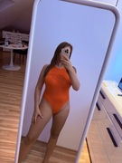 Body damskie pomarańczowe nowe S z metką 