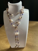 Naszyjnik ręcznie robiony na szydełku