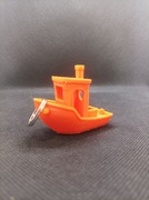 brelok statek pomarańczowy