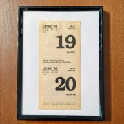 Kartka z kalendarza na 30 urodziny czarna 