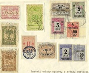 zbiór 12 szt znaków opłat sądowych niemieck)z lat 1888 do 1934. Paatrzz opi