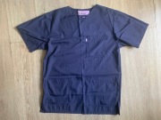 Bluza MEDYCZNA ciemnogranatowa dla lekarzy, pielęgniarek i weterynarzy