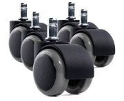 Kółka do krzeseł biurowych 4 sztuki