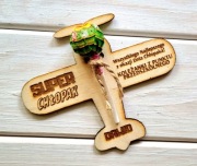 Samolot z lizakiem/ upominek na Dzień Chłopaka/ do szkoły / prezent /okazja