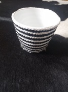 Doniczki (osłonki) ze sznurka 