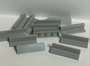 Lego NOWE płytki 1x4 jasny szary 2 szt