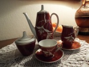 Serwis kawowy FineChina Lichte made in Germany, na 6 osob