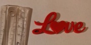 Love brelok tworzywo
