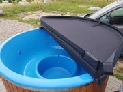 Bale ogrodowe jacuzzi hydomasaż spa w ogrodzie 