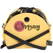 Czarny organizer worek do Obag MOON LIGHT jelonki złote żółty komin OMAY