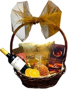 Kosz Prezentowy - Premium z Winem