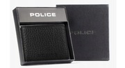 Czarny portfel męski -- POLICE Hulkin -- ozdobne pudełko
